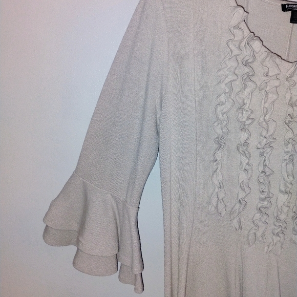 Blowing Rose A-Line Sweater Dress - Picture 4 of 8